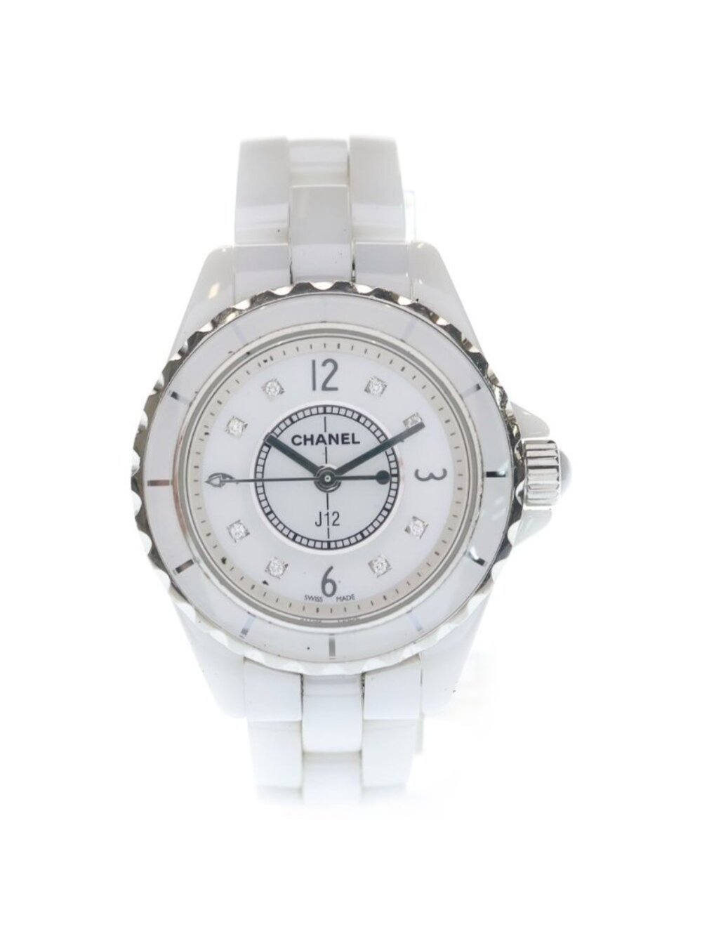 Chanel Shell Dial Diamond CE Quartz Watch
